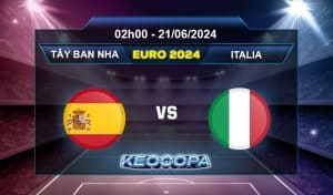 Soi kèo Tây Ban Nha vs Italia